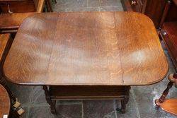 Oak DropSided Teatrolley C1920 