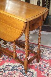 Oak Gate Leg Table C1910 