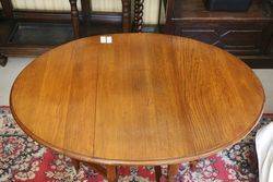 Oak Gate Leg Table C1910 