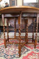 Oak Gate Leg Table C1910 