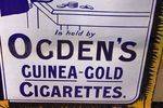 Ogdens Guinea Gold Tobacco Enamel Sign