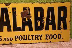 Old Calabar Dog Food Enamel Advertising Sign 