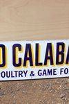 Old Calabar Food Enamel Sign