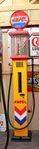 Older Restoration Woodward Manual Petrol Pump In Ampol Livery