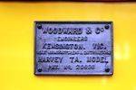Older Restoration Woodward Manual Petrol Pump In Ampol Livery