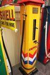 Older Restoration Woodward Manual Petrol Pump In Ampol Livery