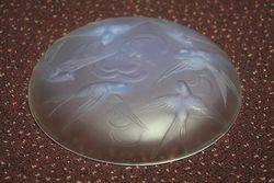 Opalescent Glass Dish by Sabino Paris  