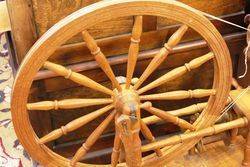 Original And Working Wool Spinning Wheel