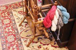 Original And Working Wool Spinning Wheel