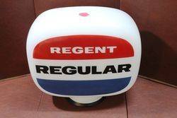 Original Regent Regular Glass Petrol Pump Globe