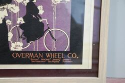 Original Vintage Victor Bicycles Advertising Print 