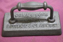 Orme and Sons Cast Iron BilliardSnooker Table Iron  