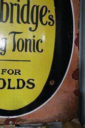 Owbridges Lung Tonic Enamel Sign 