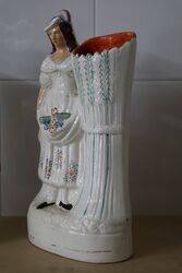 Pair Of 19th Century Staffordshire Figures  