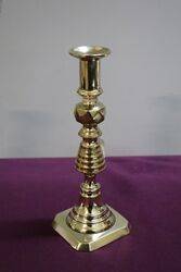 Pair Of Antique Brass Candlestick 