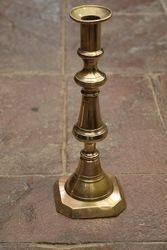 Pair Of Antique Large Brass Candle sticks  