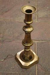 Pair Of Antique Large Brass Candle sticks  