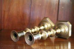 Pair Of Brass Candlesticks  