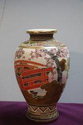 Pair Of Early 20th Century Satsuma Vases  