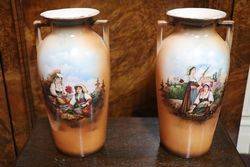 Pair Of Early C20th China Vases 