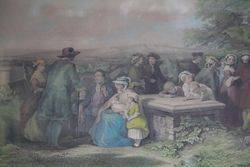 Pair Of Framed Victorian Paints 