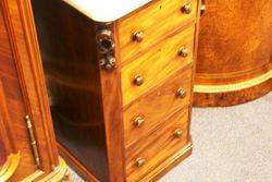 Pair Of Marble Top Bedside Drawers