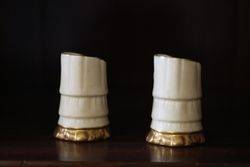 Pair Of Royal Worcester Bamboo Vase 