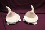 Pair Of Royal Worcester Horn Bowls C186575
