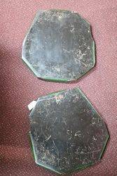 Pair Of Toleware Painted Plaques By TMaynard C1920 