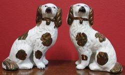 Pair Staffordshire Dogs