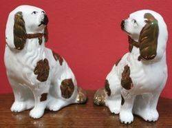 Pair Staffordshire Dogs