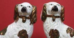 Pair Staffordshire Dogs
