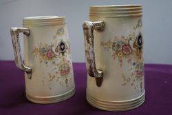 Pair of Crown Devon Jugs 