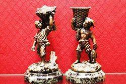 Pair of French Bronzes