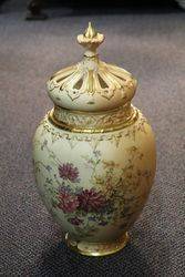 Pair of Large Royal Worcester Potpourri Vases