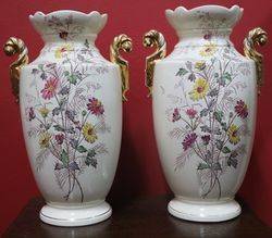 Pair of Late 19th Century China Vases  