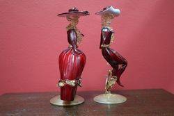 Pair of Murano Figures  