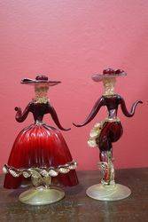 Pair of Murano Figures  