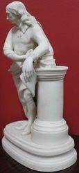 Pair of Parian Figures Shakespeare and Milton
