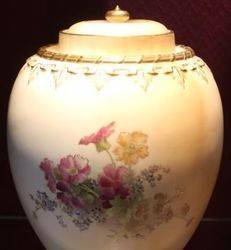 Pair of Royal Worcester Lidded Urns