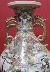 Pair of Satsuma Vases