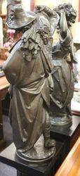 Pair of Spelter Figures Signed A Carrier