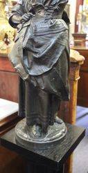 Pair of Spelter Figures Signed A Carrier