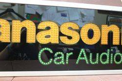 Panasonic Car Audio LED Light Up Sign