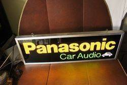 Panasonic Car Audio LED Light Up Sign