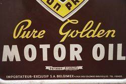 Paragold Motor Oil Tin Advertising Sign 