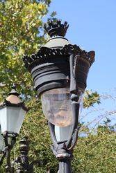 Paris Cast Iron French Style Garden Lamp