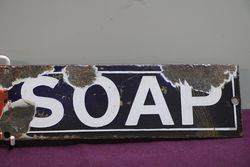 Pears Soap Enamel Advertising Sign 