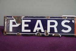 Pears Soap Enamel Advertising Sign 