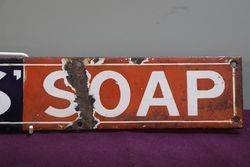 Pears Soap Enamel Advertising Sign 